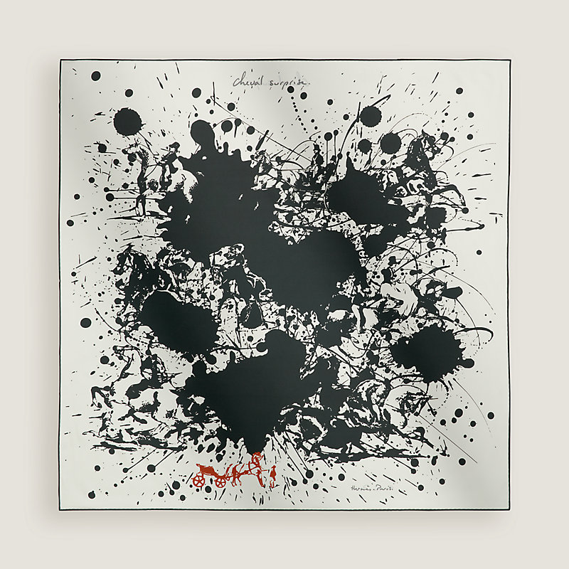 エルメス　カレ90 　Cheval Surprise Carré 90 double face Cheval Surprise | Hermès France